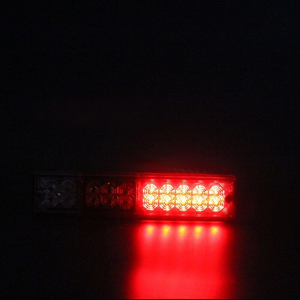 2X 12V 20 LED Stop Rear Tail Reverse Light Indicator Lamp Ute Truck Trailer Caravan