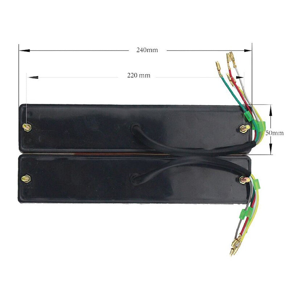 2X 12V 20 LED Stop Rear Tail Reverse Light Indicator Lamp Ute Truck Trailer Caravan