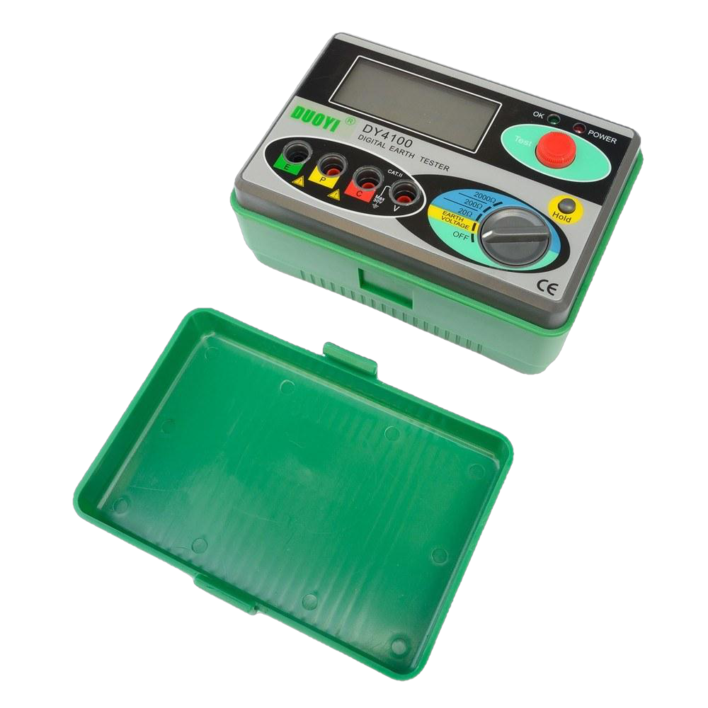Ground Resistance Tester Digital Meggers Lightnings Protections Grounding Meter