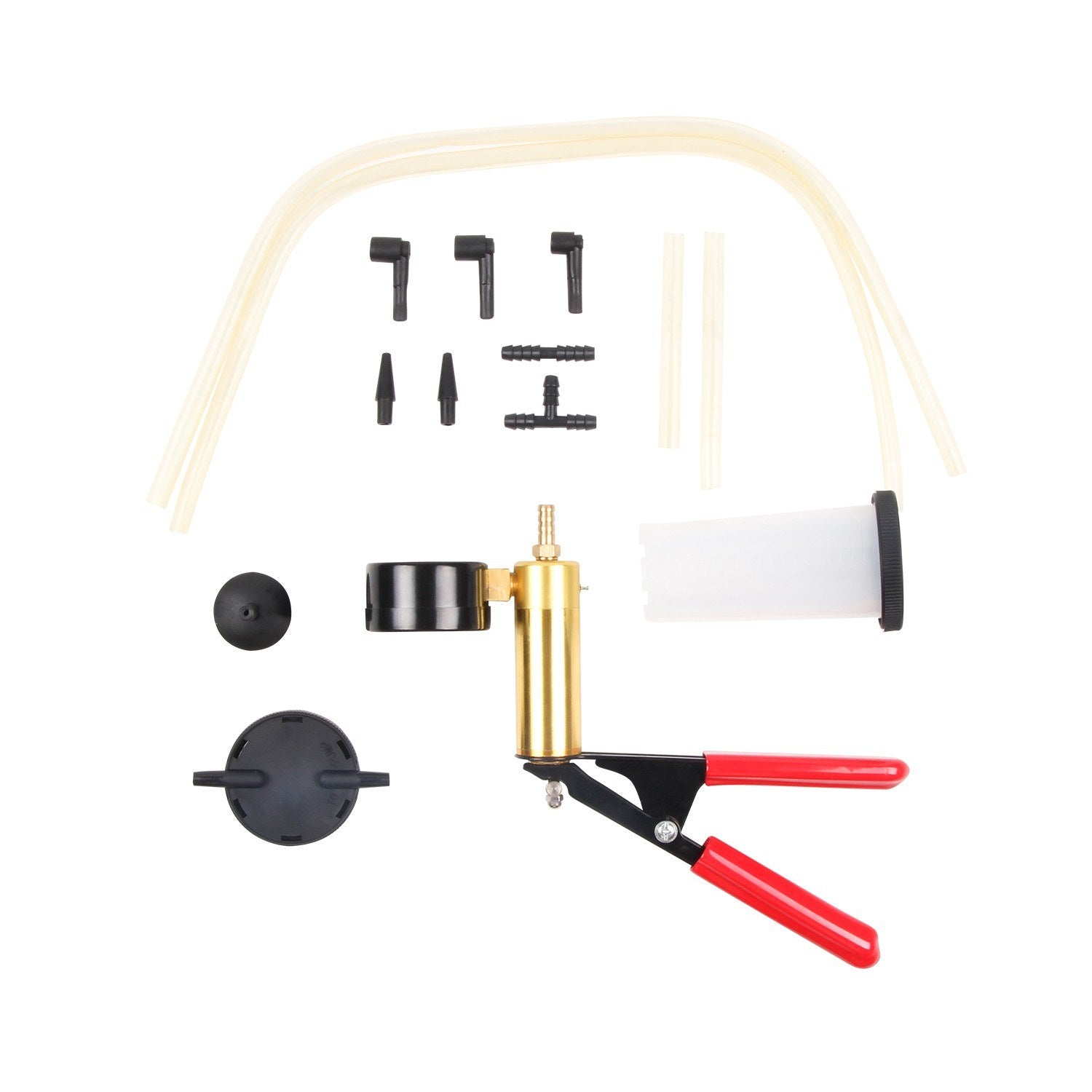 Brake Clutch Bleeder Tool Hand Vacuum Pump Turner Tester Adapters for Bike Motorcycle Car Truck Diagnosis