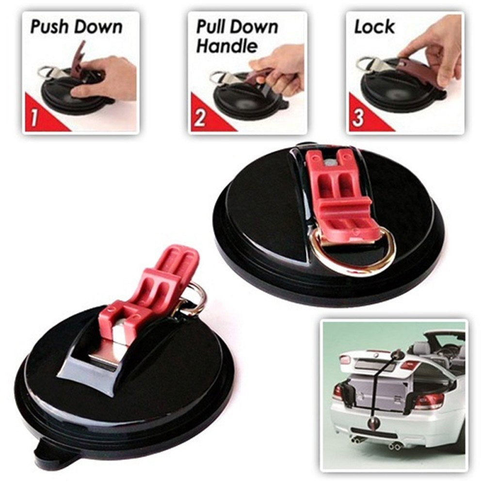 Suction Cup Anchor Heavy Duty Tie Down Securing Hook Universal for Car Truck