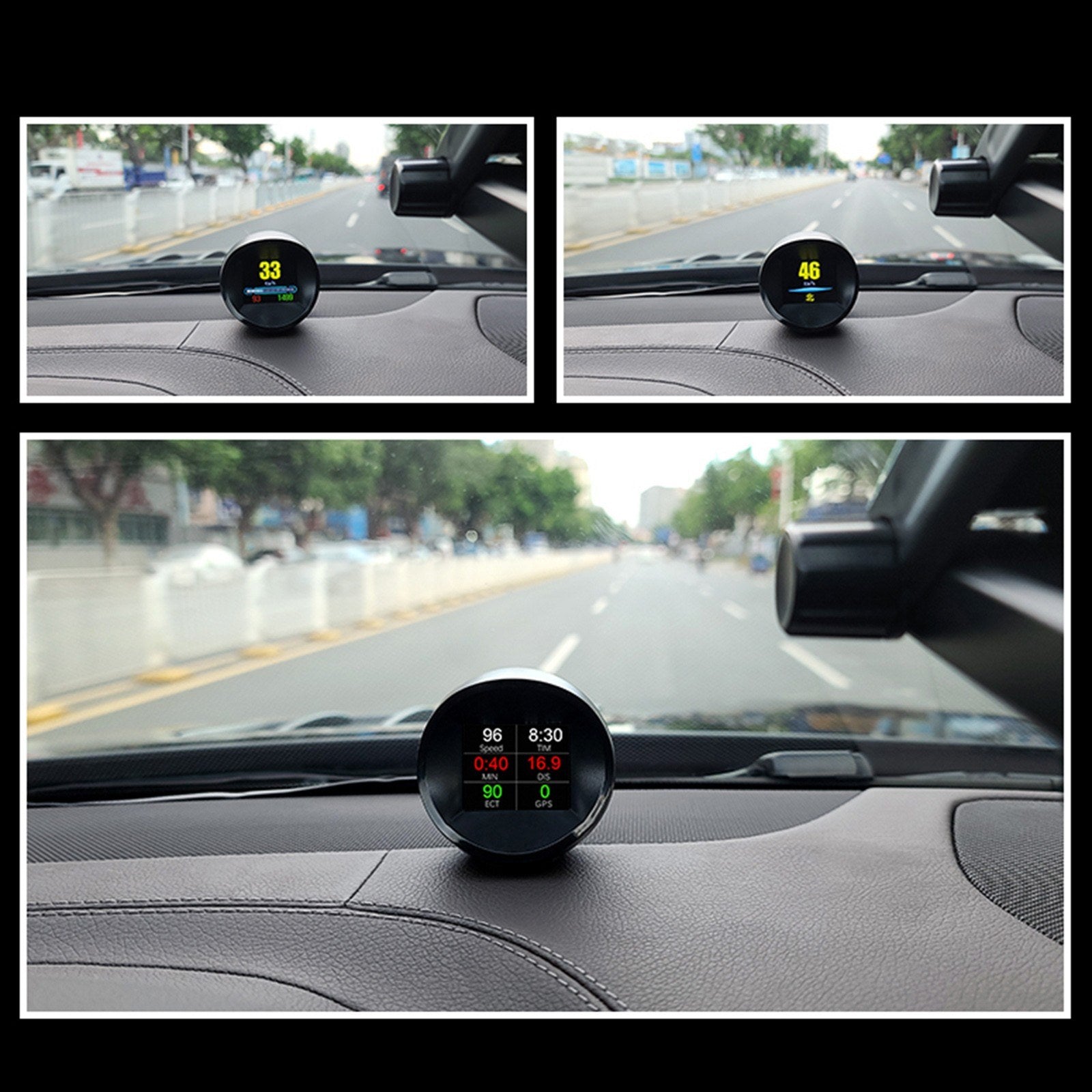 Car HUD Display OBD+GPS Head Up High Definition Safe Driving Computer Diagnostic Tool