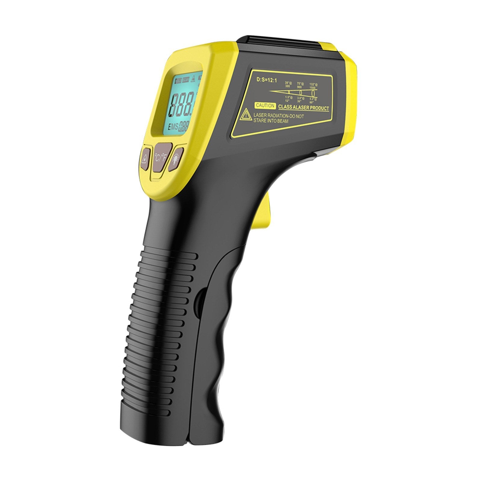 Infrared Thermometer, Non-Contact Digital Laser Temperature Gun with LCD Display