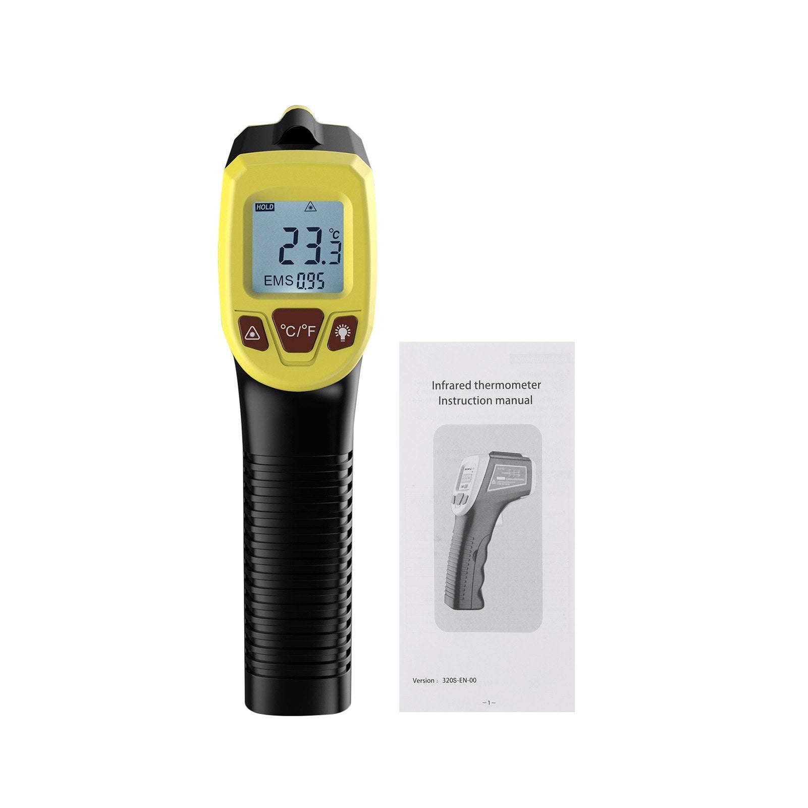 Infrared Thermometer, Non-Contact Digital Laser Temperature Gun with LCD Display