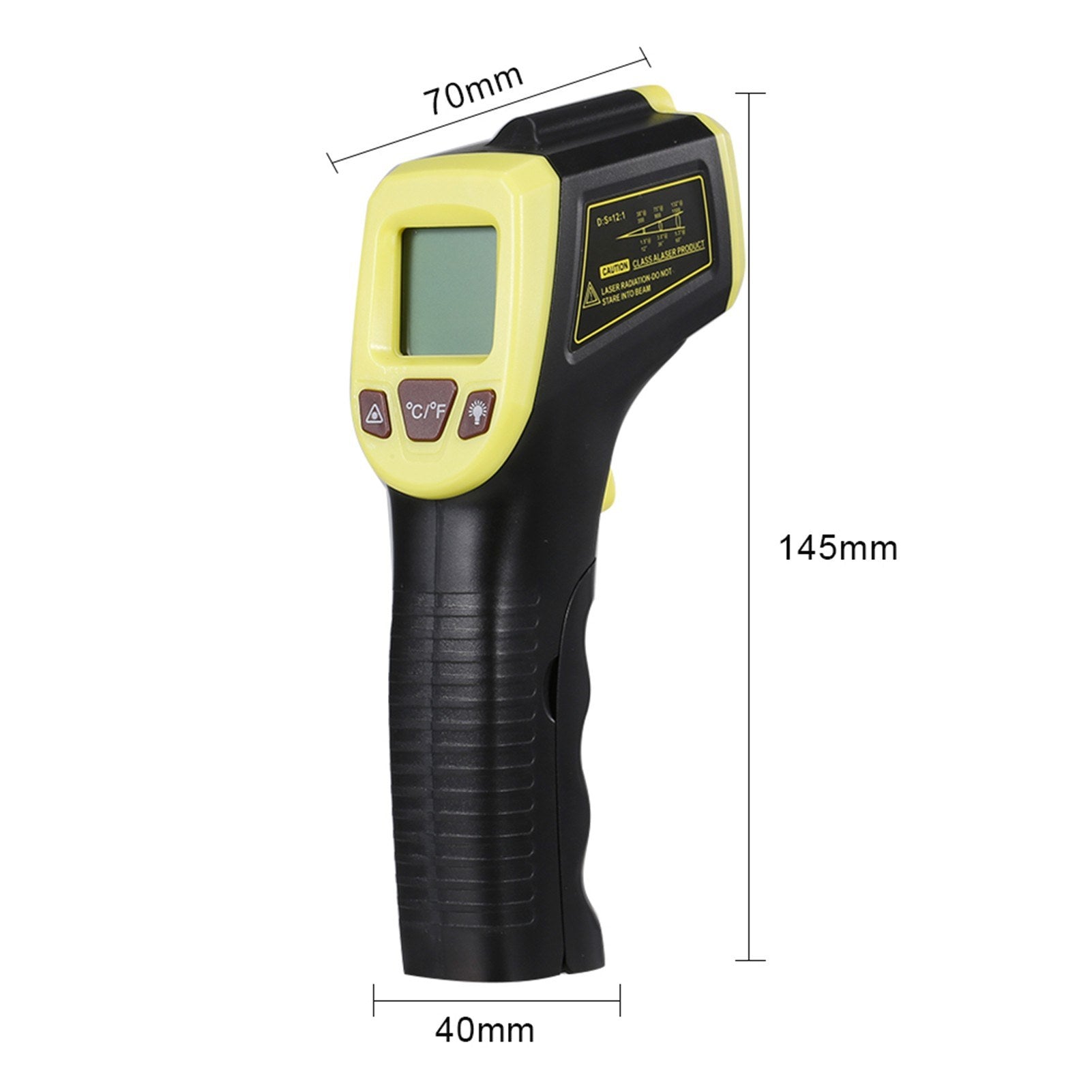Infrared Thermometer, Non-Contact Digital Laser Temperature Gun with LCD Display