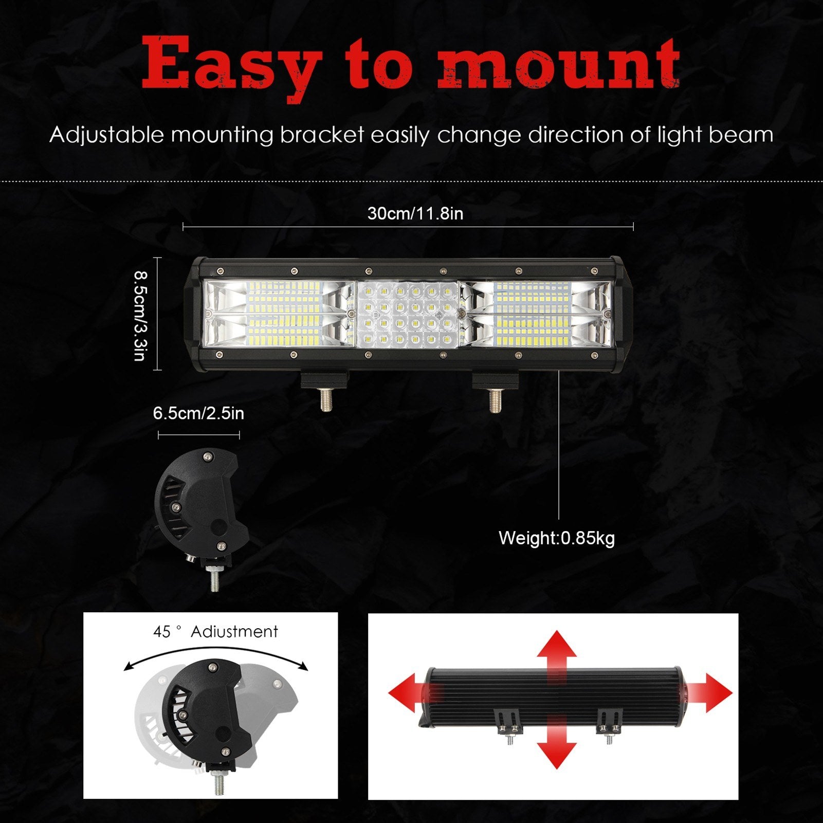 LED Light Bar Work Spot Flood Combo Led Off Road Lights Driving Fog
