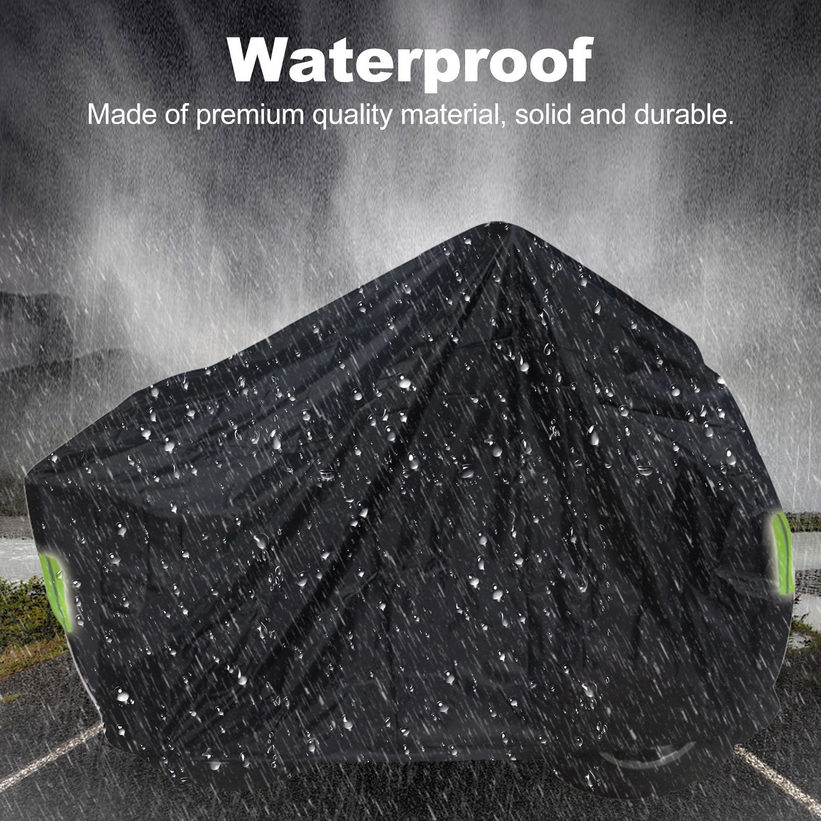 Universal Heavy Duty ATV ATC Cover Waterproof Dustproof Anti-UV Ripstop Beach Vehicle Outdoor Protector with Night Reflective Strip