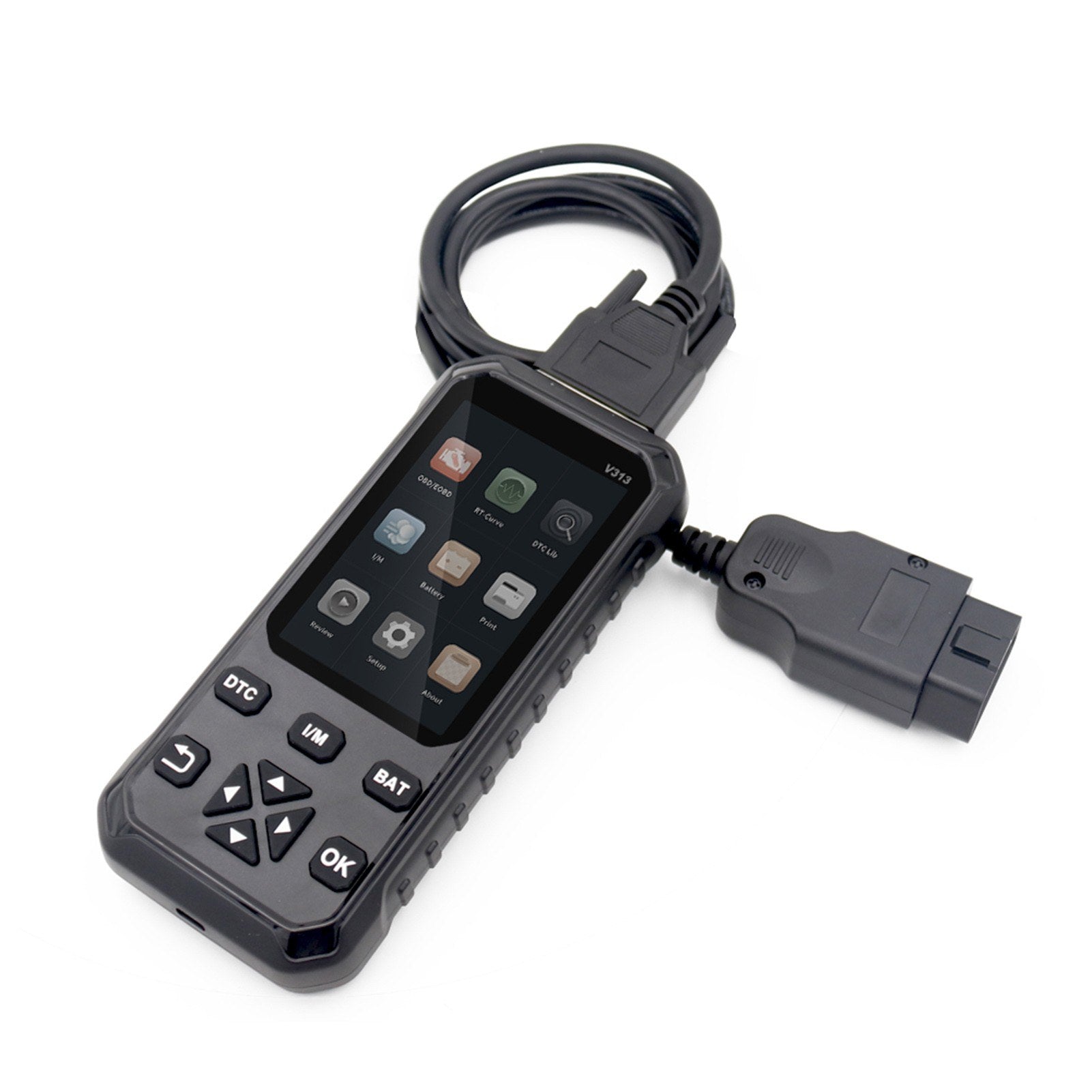 Universal 2 in 1 OBDII OBD Scanner Code Reader Car Scan Diagnostic Tool and Battery detector Auto Code-reader