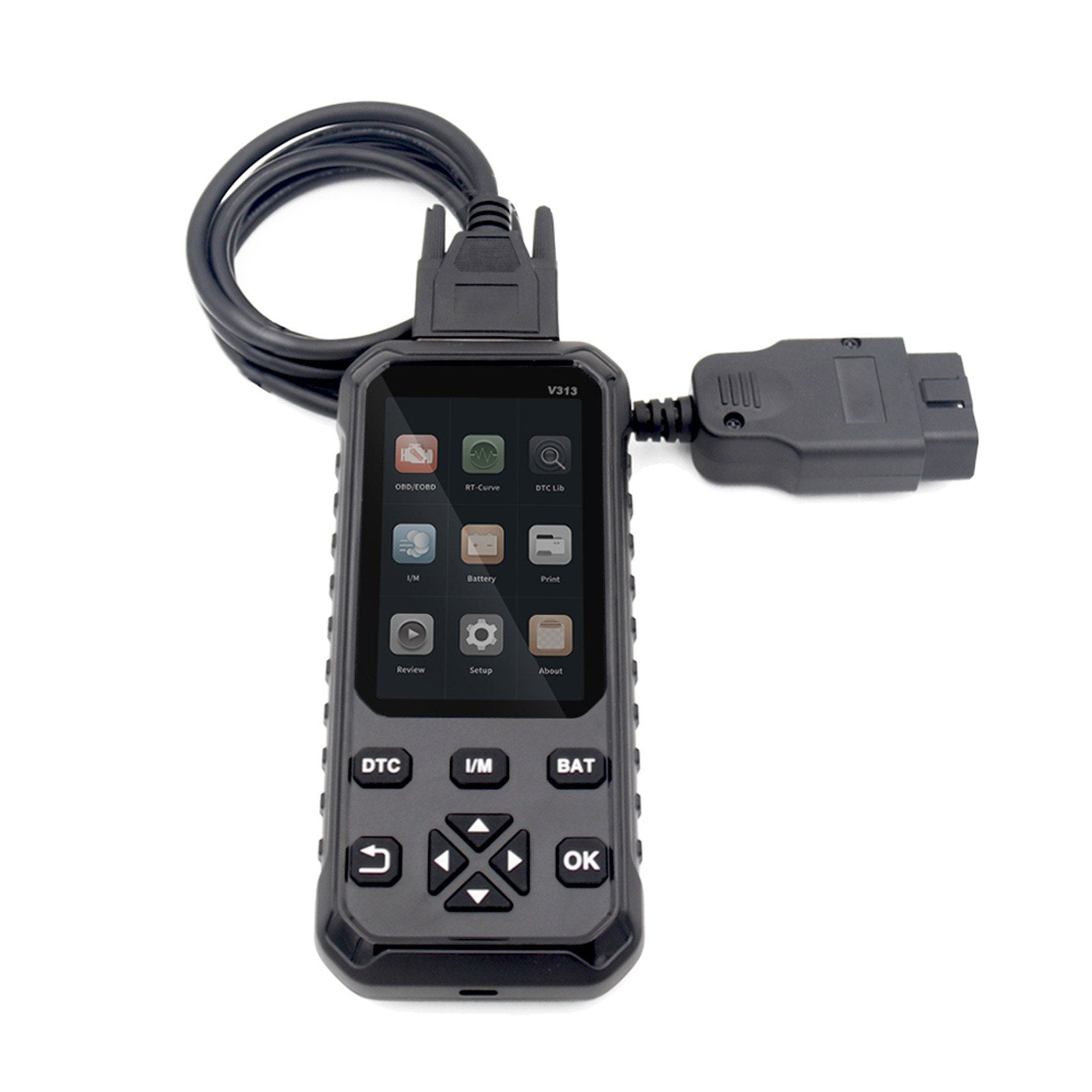 Universal 2 in 1 OBDII OBD Scanner Code Reader Car Scan Diagnostic Tool and Battery detector Auto Code-reader