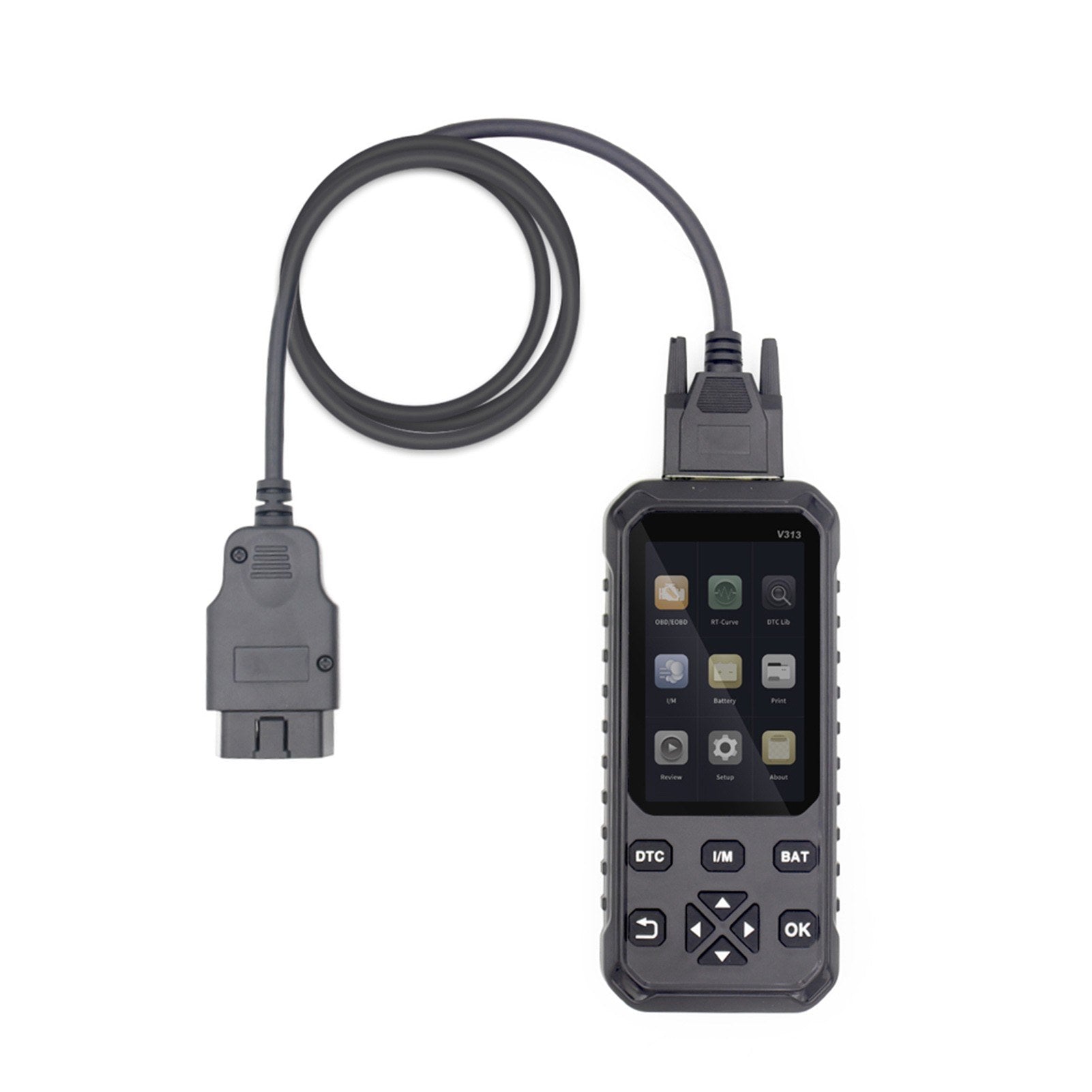 Universal 2 in 1 OBDII OBD Scanner Code Reader Car Scan Diagnostic Tool and Battery detector Auto Code-reader