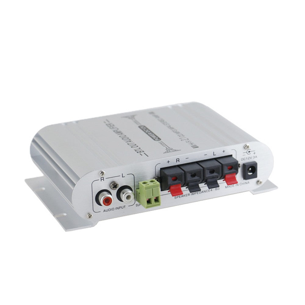 Mini Digital Hi-Fi Power Amplifier 2.1CH Subwoofer Stereo Audio Player Car Motorcycle Home