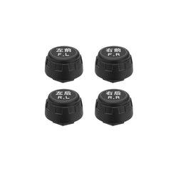 Car TPMS Tire Pressure Monitoring System Wireless Alarm 4 External Sensors