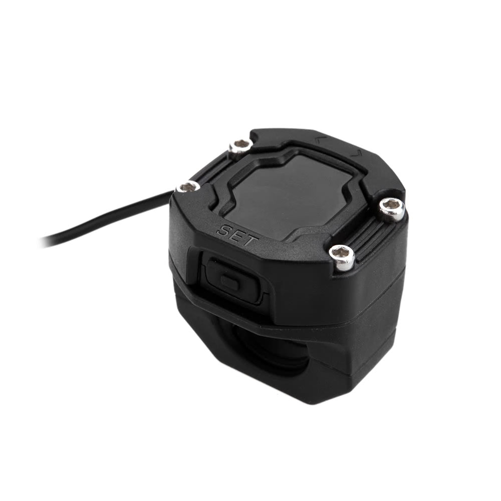 DIY TPMS for Motorcycle Tire Pressure Monitoring System with Waterproof External Sensor Wireless LCD Display