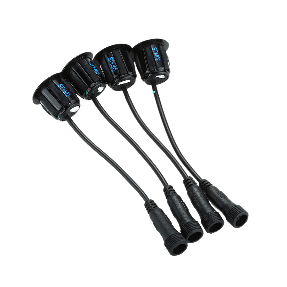 4 Sensors Parking Assist System Car Sensor Reverse Radar Alert with External Audible Buzzer Speaker