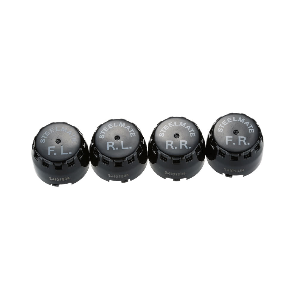 TPMS TP-76 Tire Pressure Monitoring System LED Cigarette Lighter External Sensors
