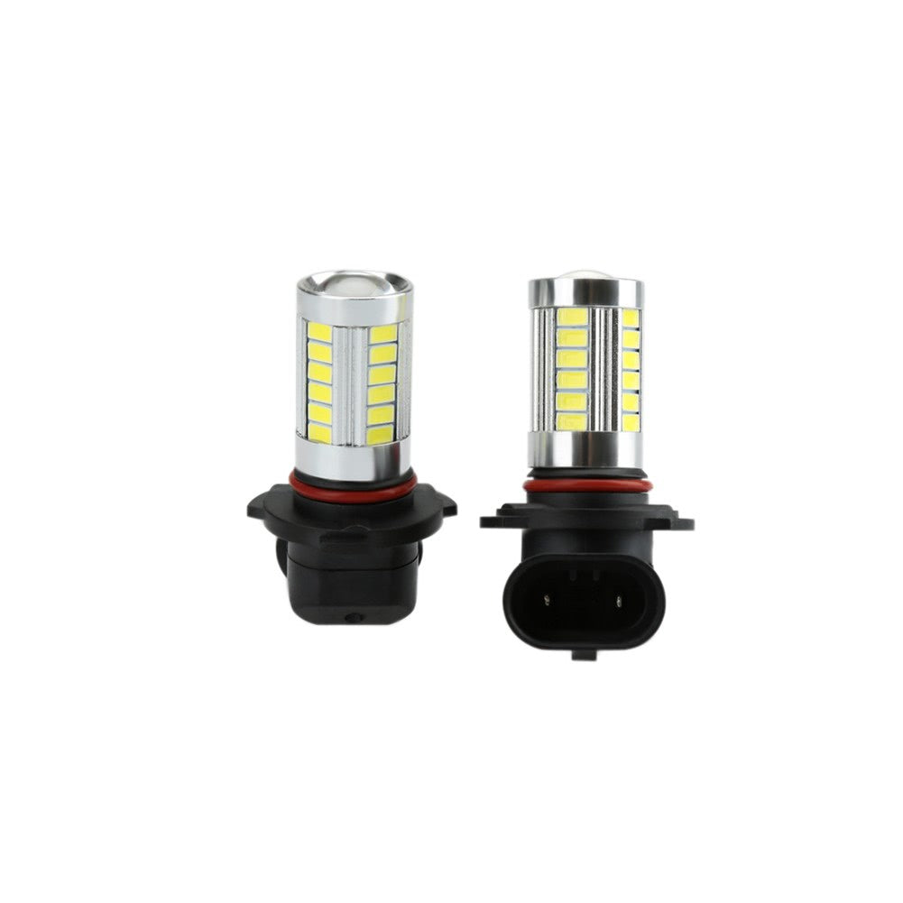 2 X 5630 33-SMD 850LM LED Car Fog Light Lamp Bulb 9005 Socket