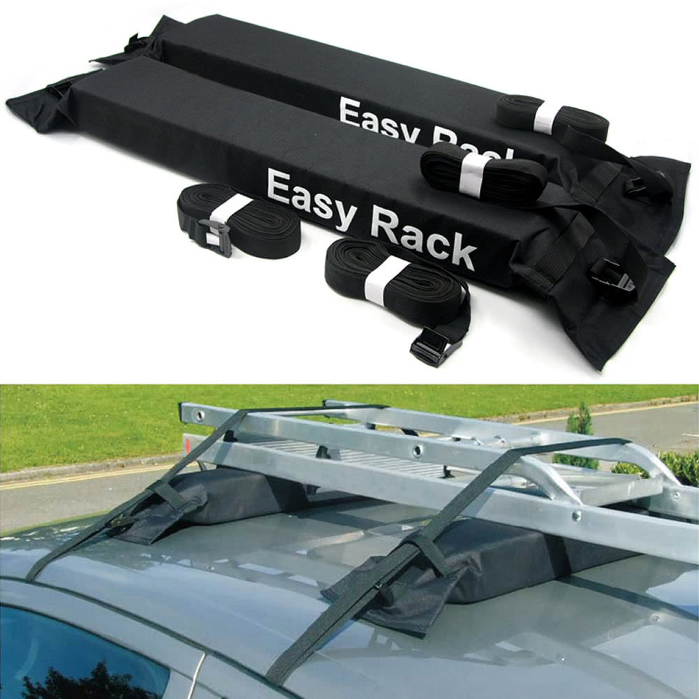 Universal Auto Soft Car Roof Rack Rooftop Luggage Carrier Load 60kg Baggage Easy Fit Removable