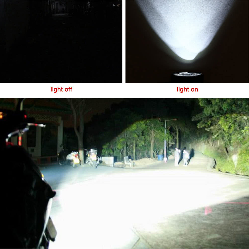 12V-80V 20W Black LED Headlight Lamp Universal for Motorcycle E-bike
