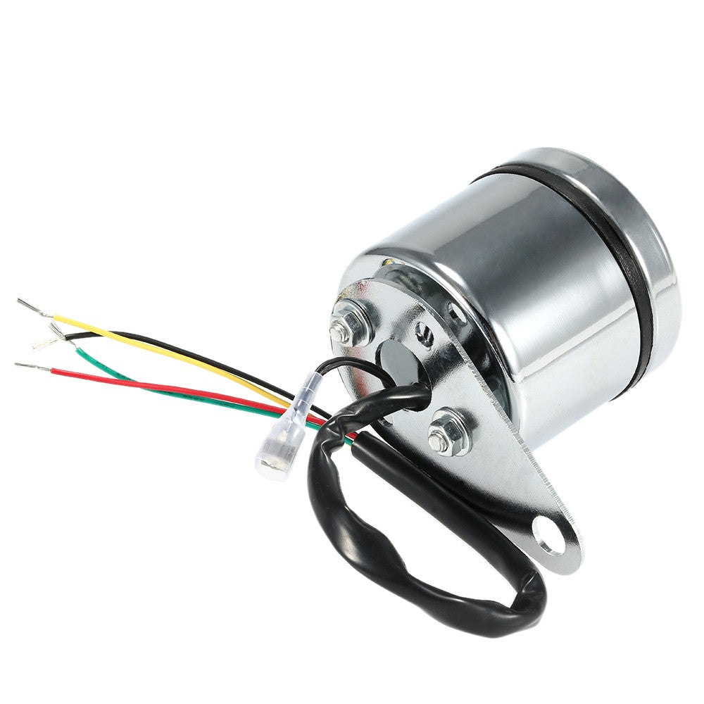 12V Motorcycle 2 in 1 Tachometer RPM Shift Meter Fuel Gauge with Digital LED Indicator