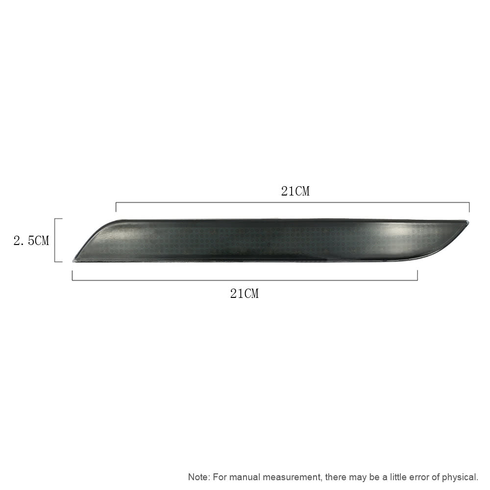 Pair of Rear Bumper Reflect Warning Light Plate Replacement Modification Tail Brake Lamp for BMW 3 Series
