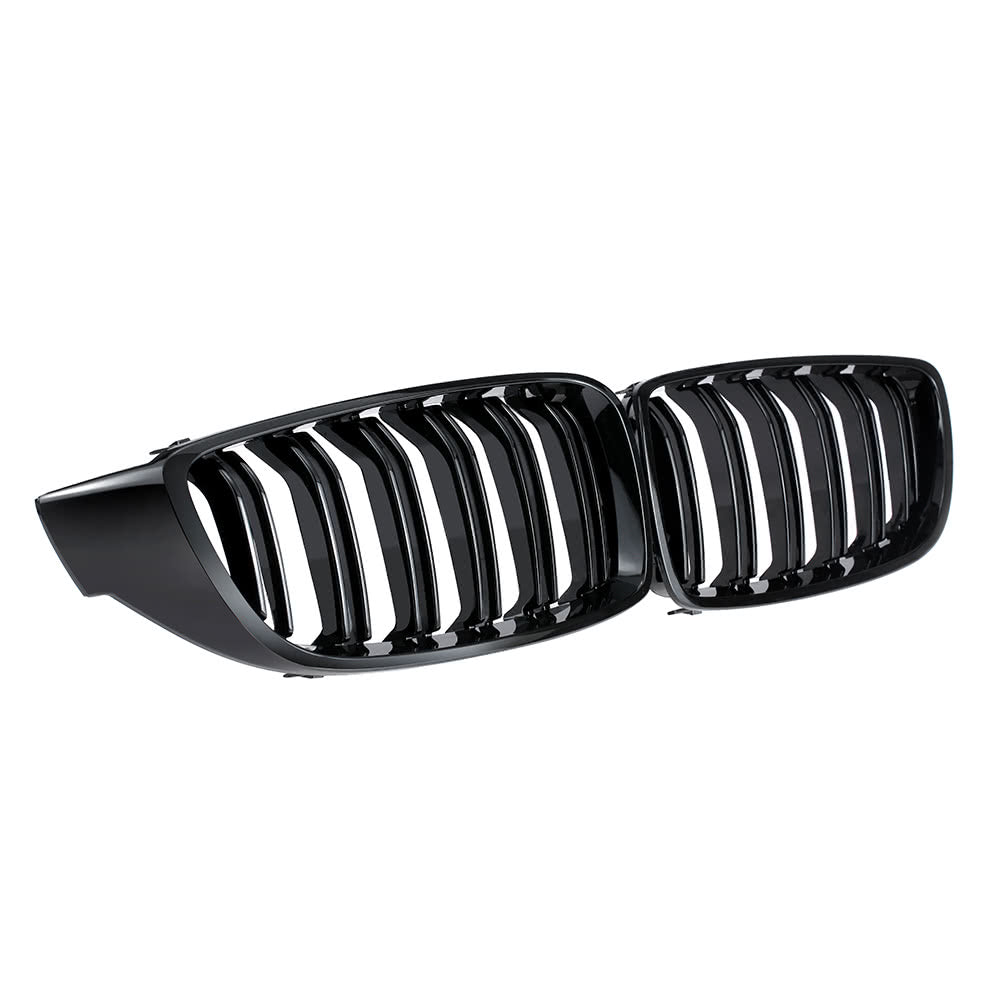 Gloss Black Front Kidney Grille Double Slat M4 Sport Style Grill for BMW F32 F33 F36 F82 Cabriolet Coupe