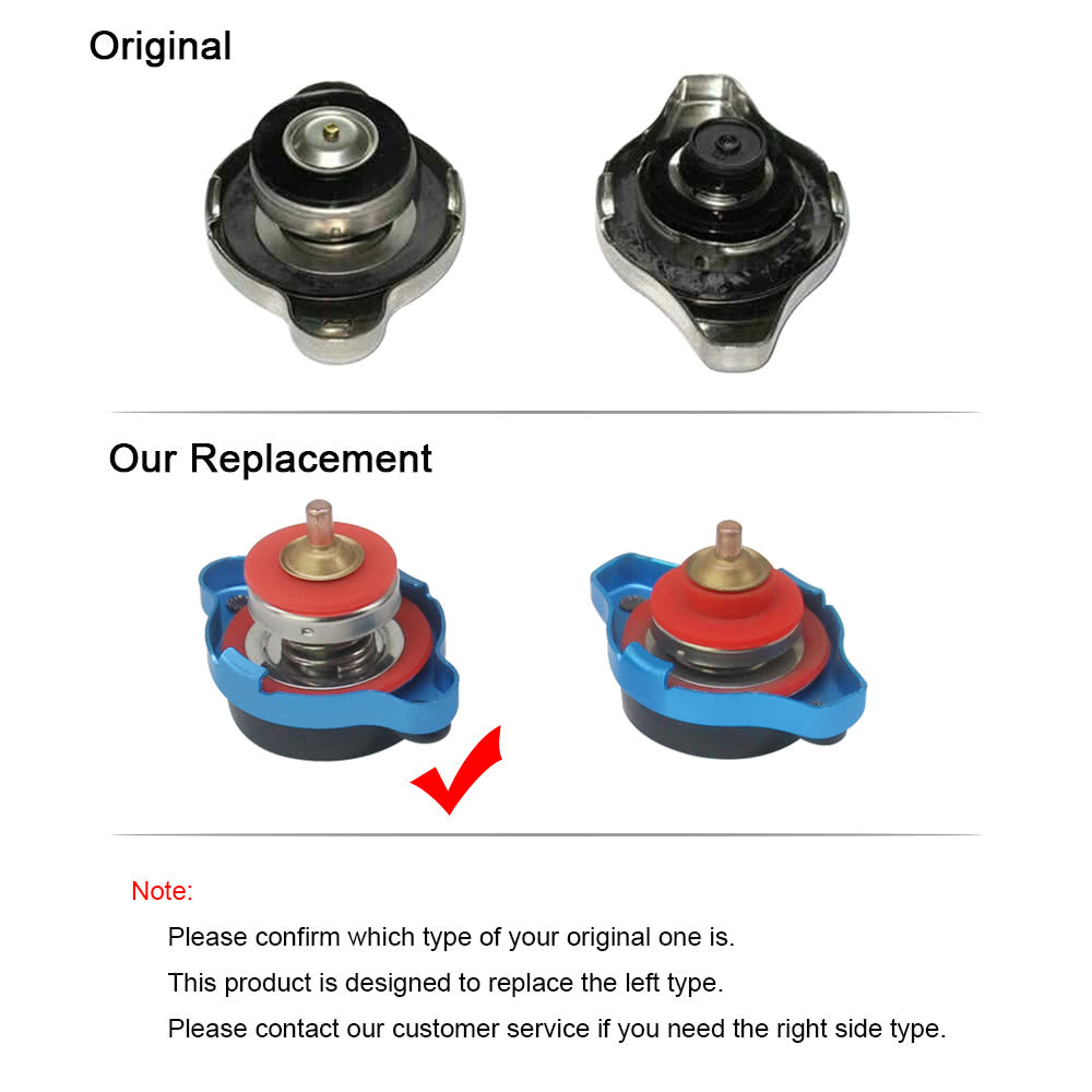 Universal Thermo Thermostatic Radiator Cap Cover with Water Temperature Gauge