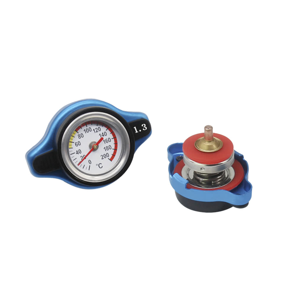 Universal Thermo Thermostatic Radiator Cap Cover with Water Temperature Gauge