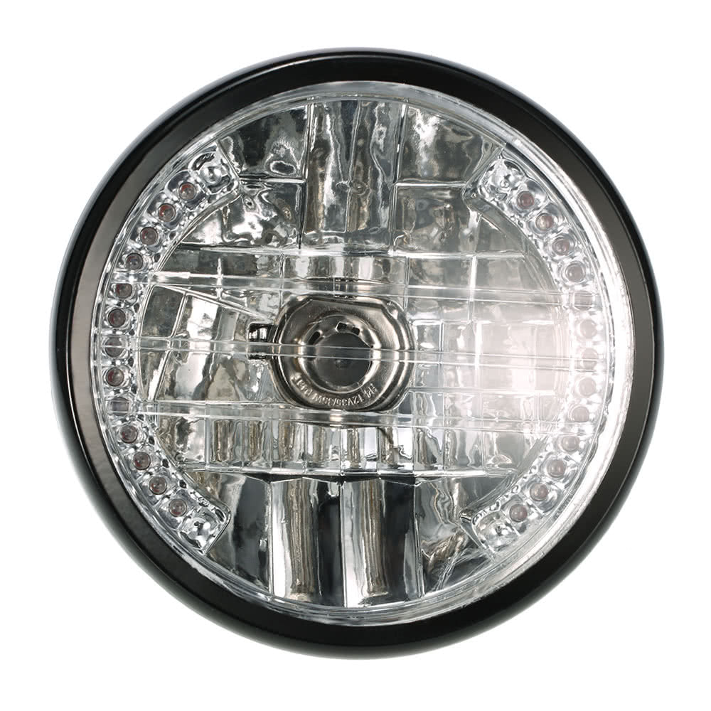7" Motorcycle Headlight Round LED Turn Signal Indicators