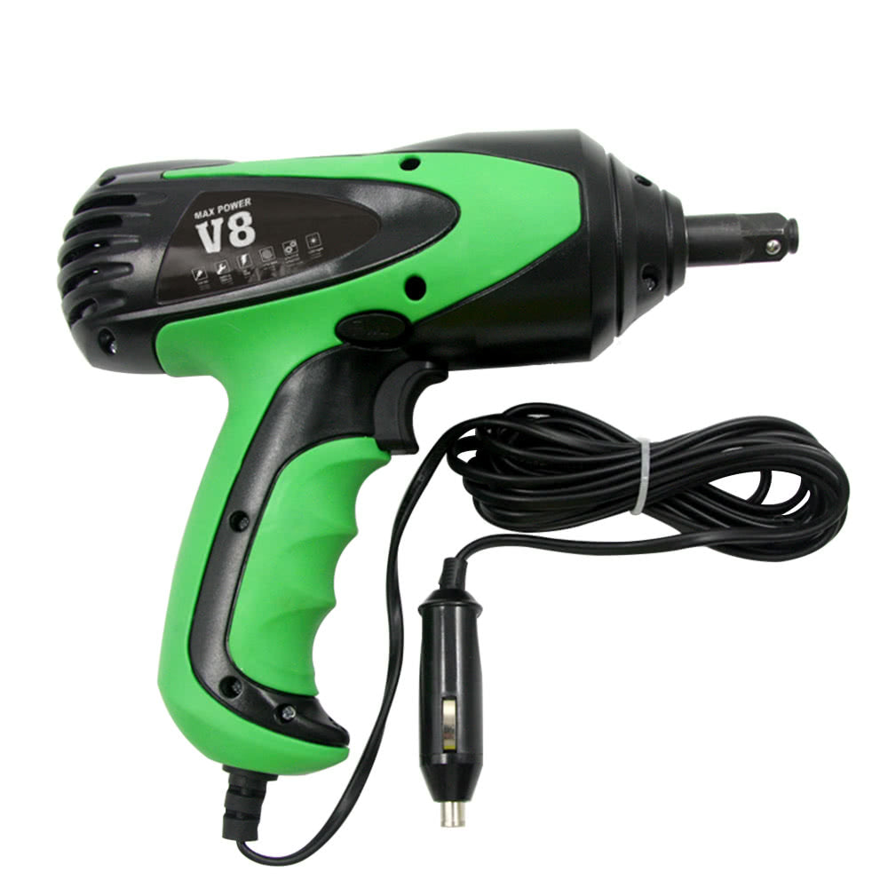 Electric Impact Wrench Car Tire Repair Tool Installation