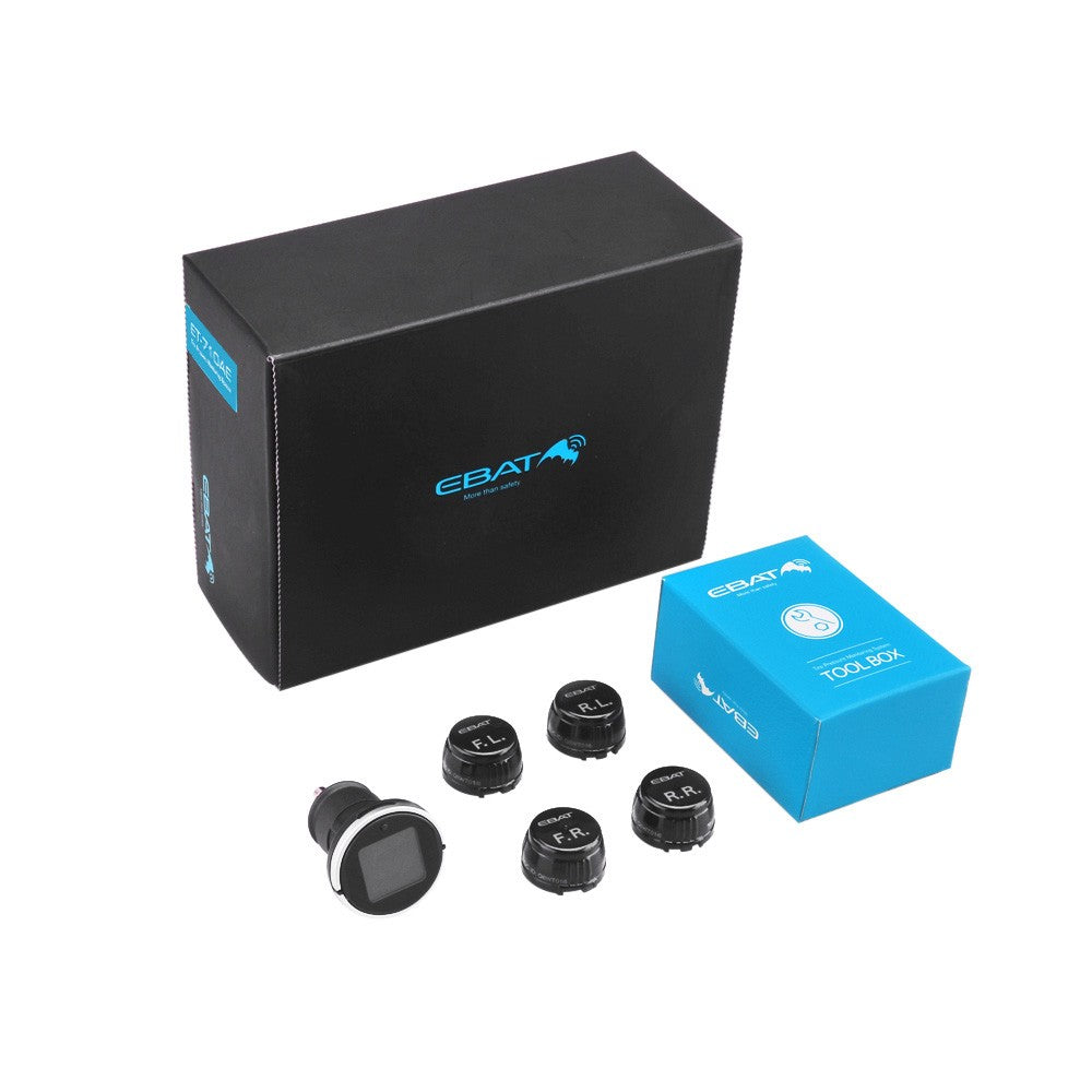 4-sensor Wireless TPMS LCD Tire Pressure Monitor System
