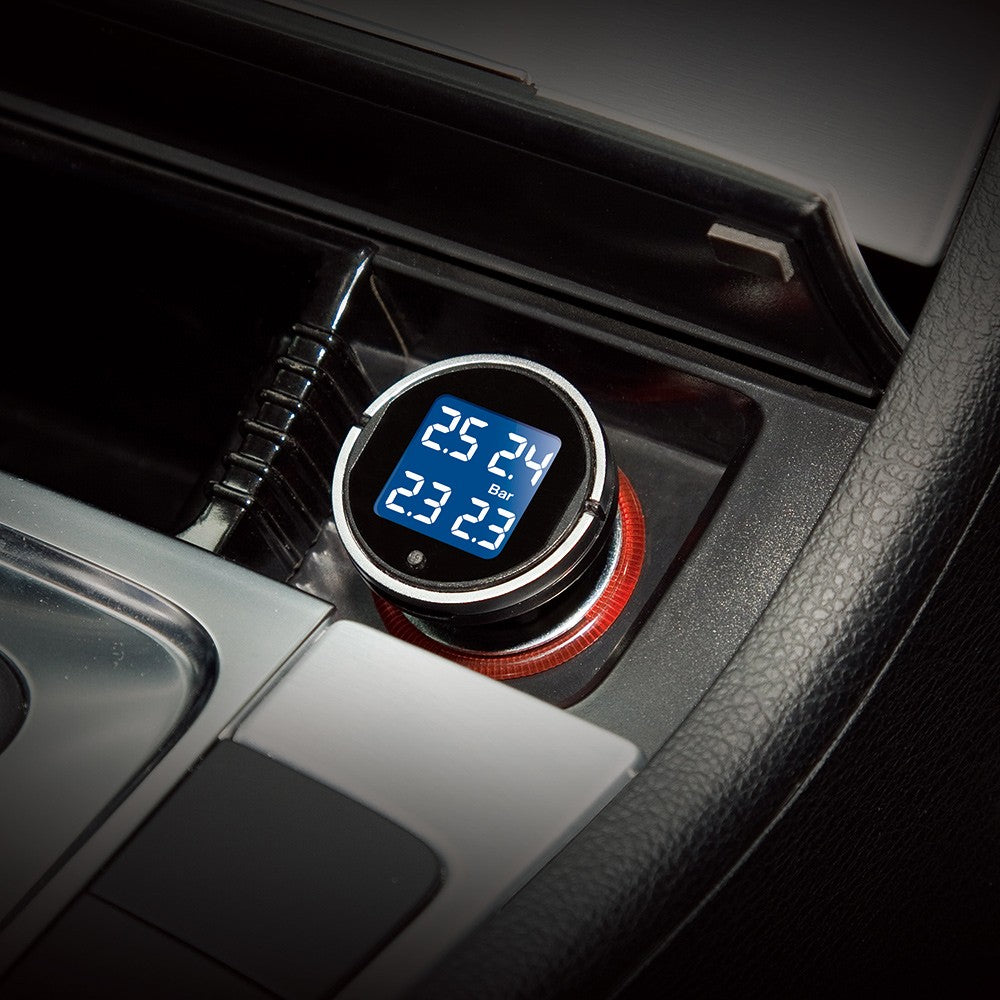 4-sensor Wireless TPMS LCD Tire Pressure Monitor System