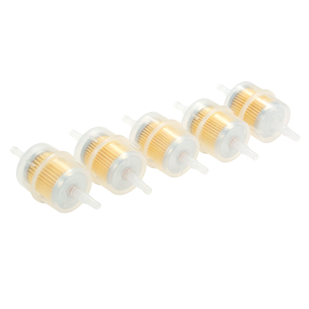 20pcs Universal Petrol Inline Fuel Filter Large Car Part Fits 6mm 8mm Pipes