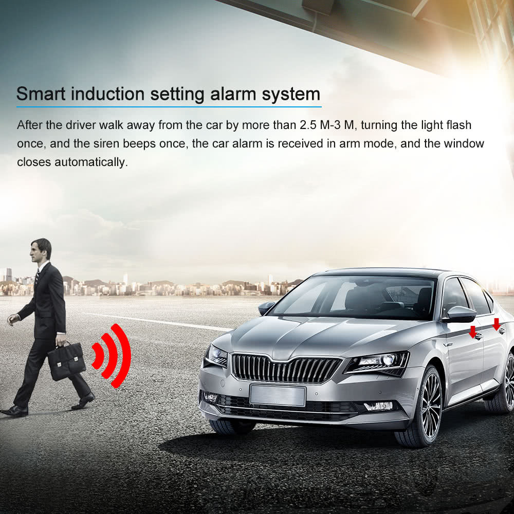 Universal Version Smart Key PKE Passive Keyless Entry Car Alarm System engine start button Remote Engine Start Open and close windows