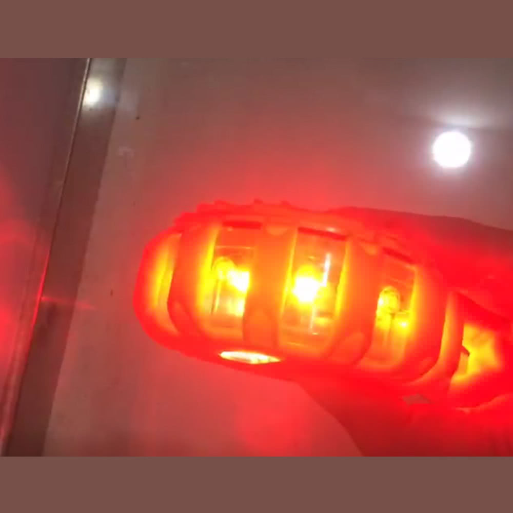 3Pack LED Road Flares Flashing Warning Light Roadside Safety for Car Boat Truck