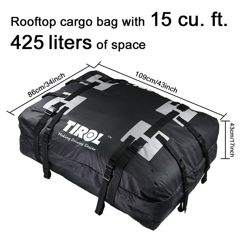 Waterproof Car Roof Top Carrier Cargo Luggage Travel Bag