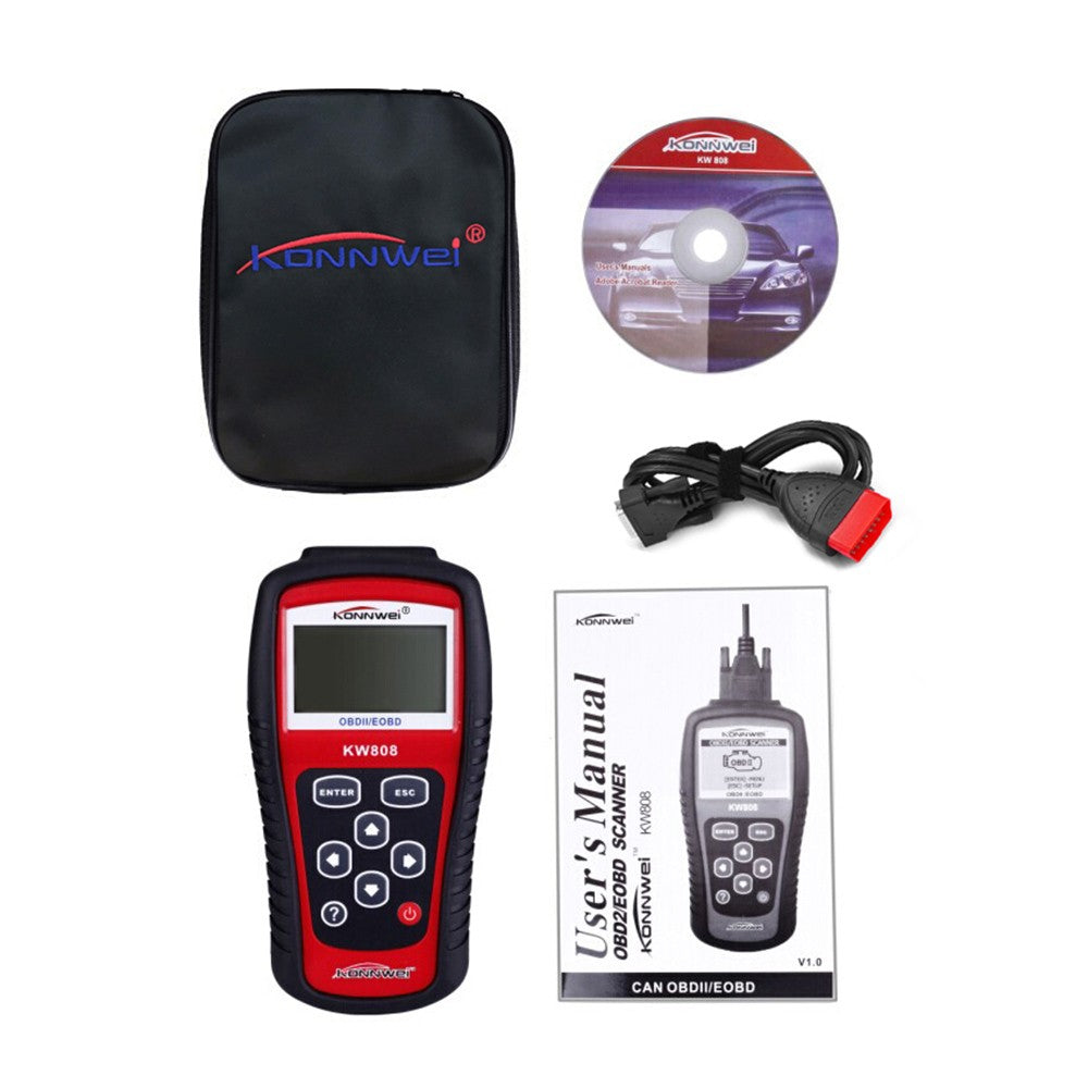 OBDII EOBD scanner car code reader tester diagnostic