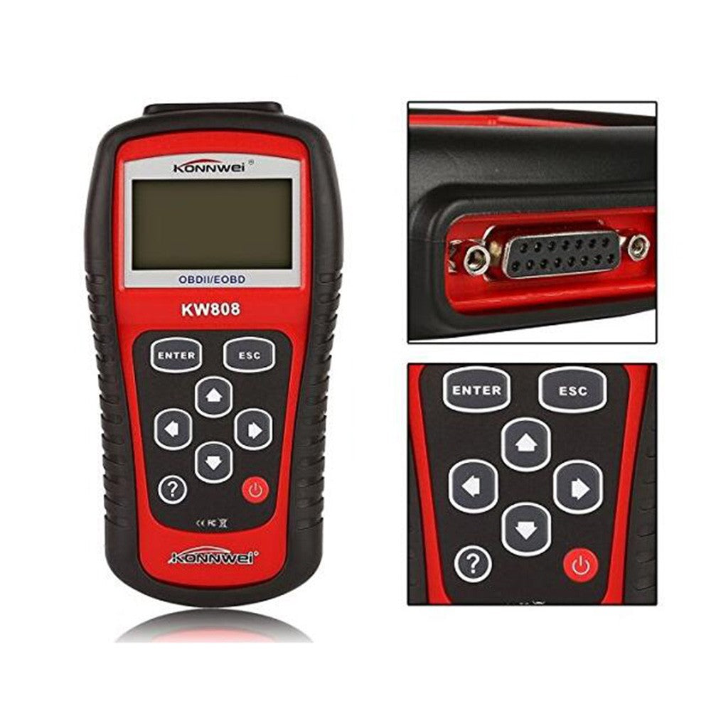OBDII EOBD scanner car code reader tester diagnostic