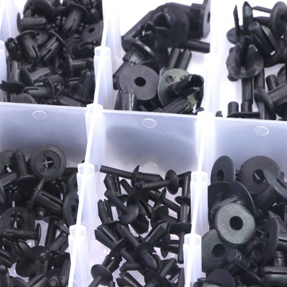 350PCS Auto Fastener Kit Car Universal Plastic Nylon Fixing Clip Rivet