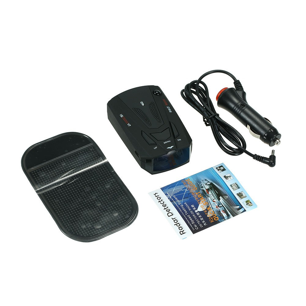 Car Radar Detector 360 Degree 16 Band LED Display Anti Police Speed Voice Alert Warning