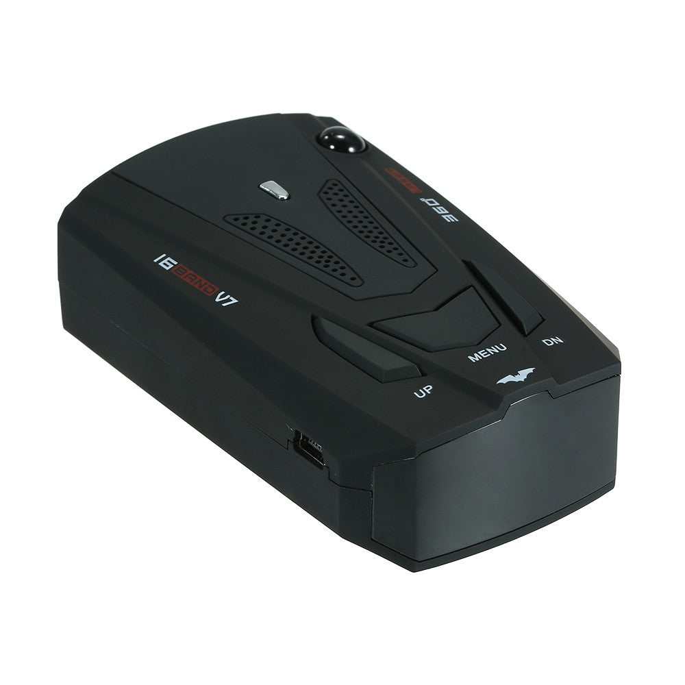 Car Radar Detector 360 Degree 16 Band LED Display Anti Police Speed Voice Alert Warning