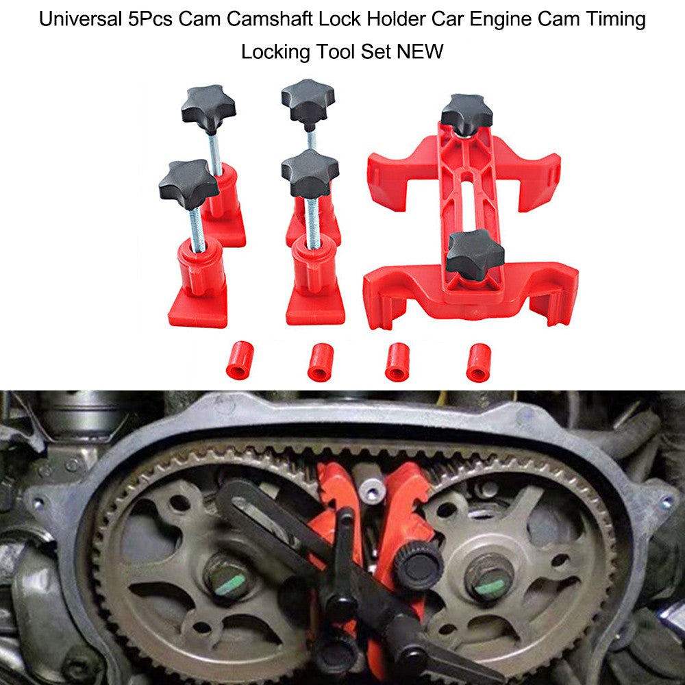 Universal 5Pcs Cam Camshaft Lock Holder Car Engine Timing Locking Tool Set