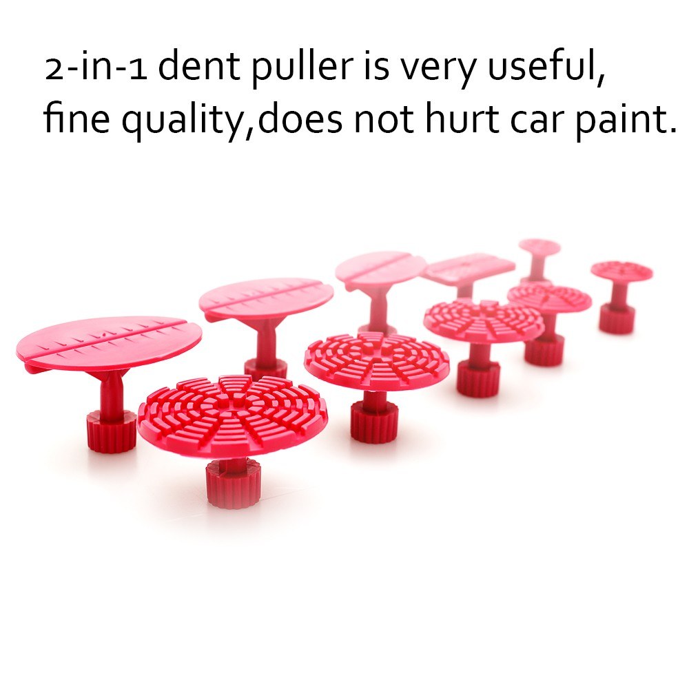 31pcs 2-in-1 Two Ways Puller Slide Hammer Tabs Suction Cup Hand of Cars Paintless Dent Repair Tools