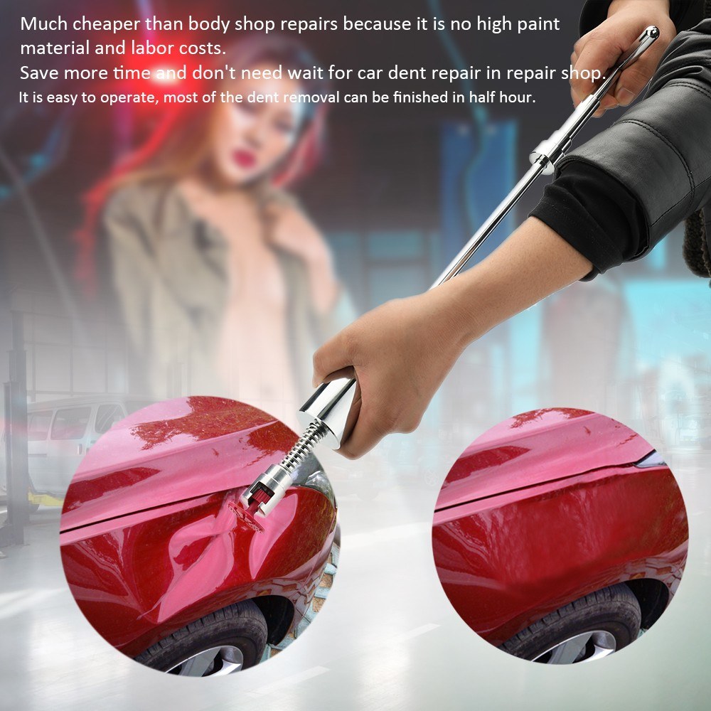 31pcs 2-in-1 Two Ways Puller Slide Hammer Tabs Suction Cup Hand of Cars Paintless Dent Repair Tools