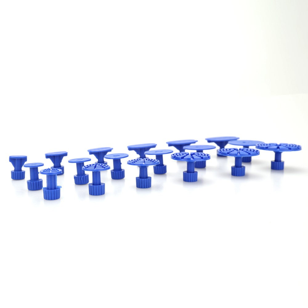 31pcs 2-in-1 Two Ways Puller Slide Hammer Tabs Suction Cup Hand of Cars Paintless Dent Repair Tools