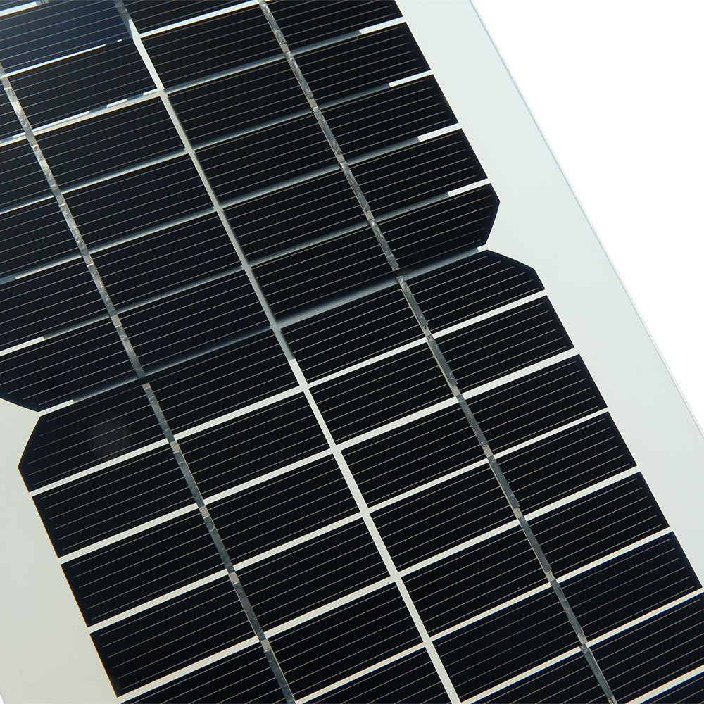Semi Flexible Solar Panel With Cables 18V 5.5W 31.5 x 16.5 0.15CM