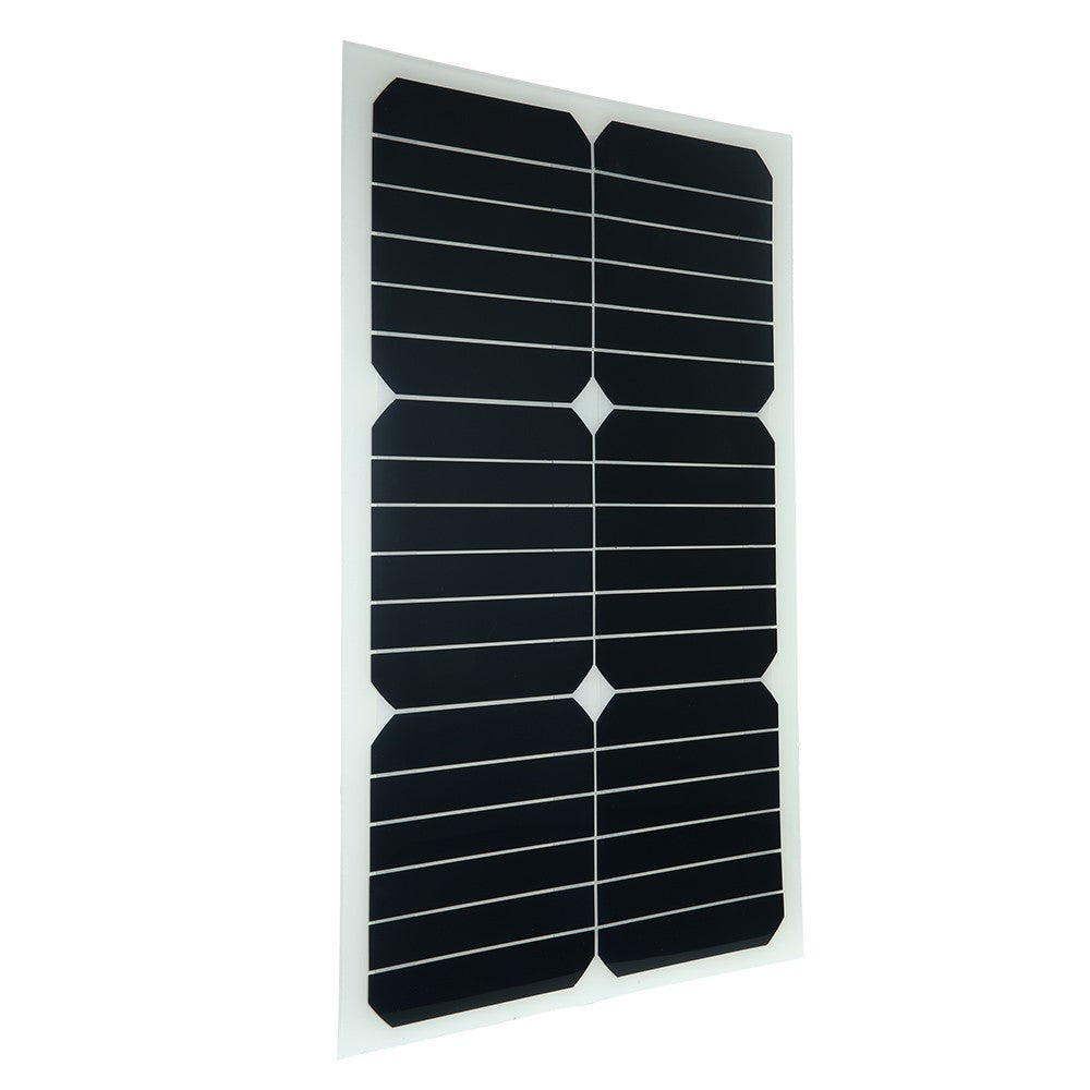 20W 12V Mono Semi-flexible Solarpanel With Sunpower Chip For Battery Charger Boats Cara