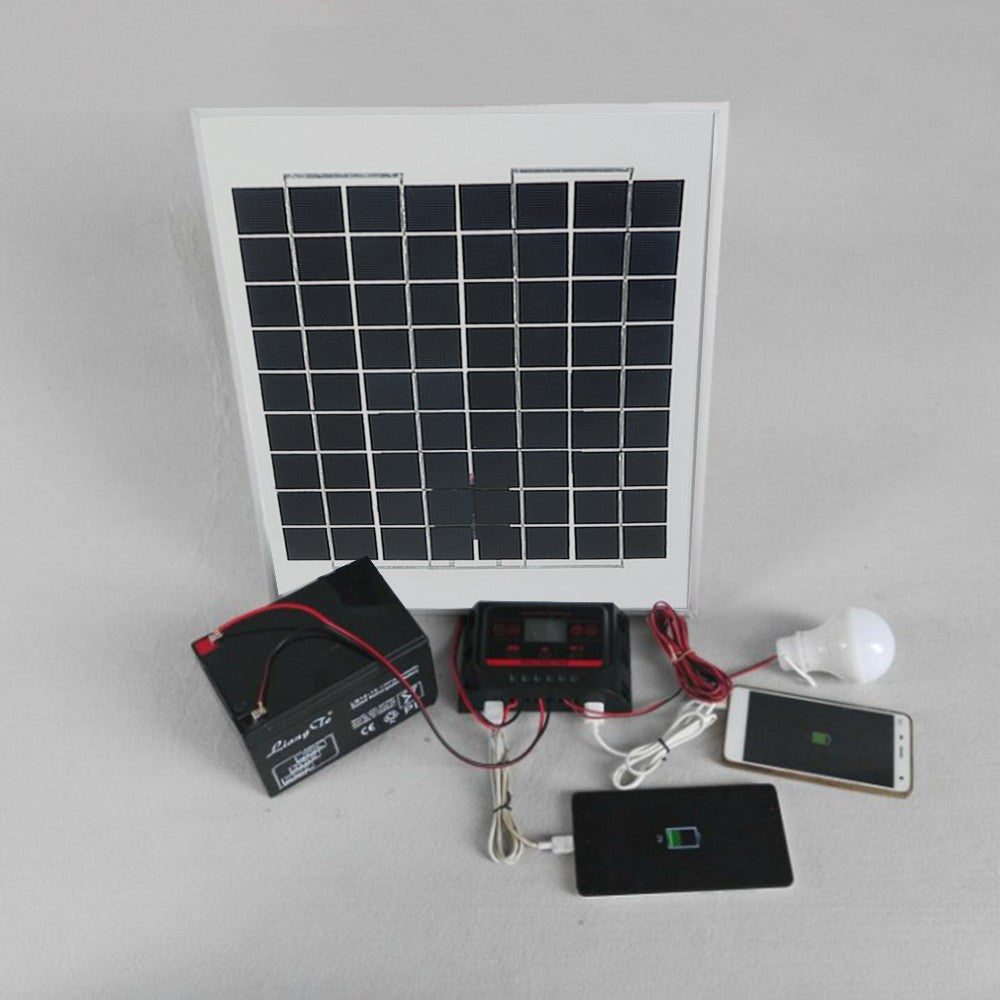 Transparent Epoxy Resin Solar Panel With Alligator Clip Wire 12V 10W 38 X 22 CM