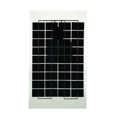 Transparent Epoxy Resin Solar Panel With Alligator Clip Wire 12V 10W 38 X 22 CM