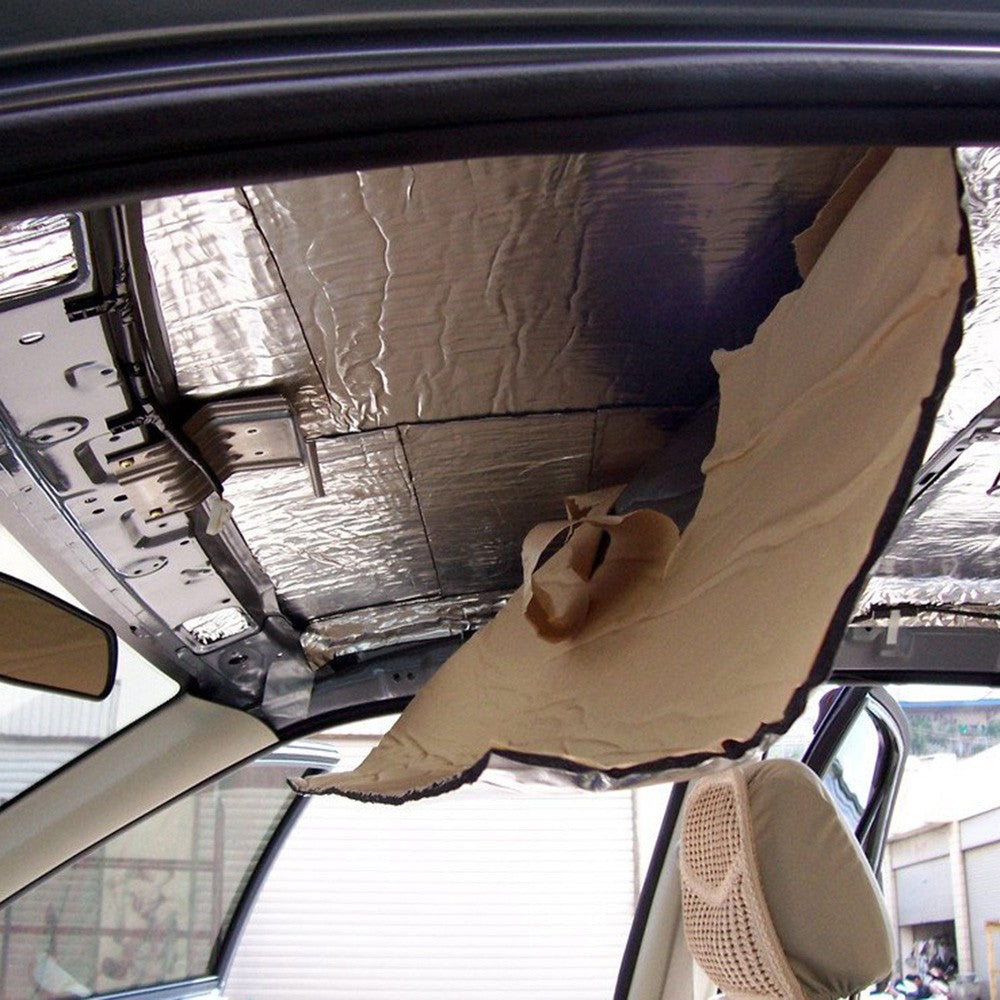 Auto Car Truck Firewall Heat Sound Deadener Insulation Mat 10mm 500x2000mm 20〃x79〃
