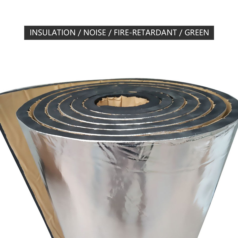 Auto Car Truck Firewall Heat Sound Deadener Insulation Mat 10mm 500x2000mm 20〃x79〃